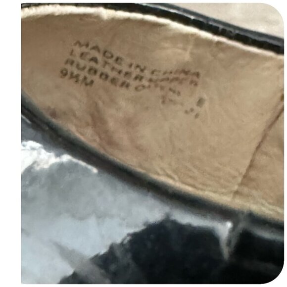 MICHAEL Michael Kors Black Patent Leather Flex Pump Heels Women's Size 9.5M - Picture 5 of 11